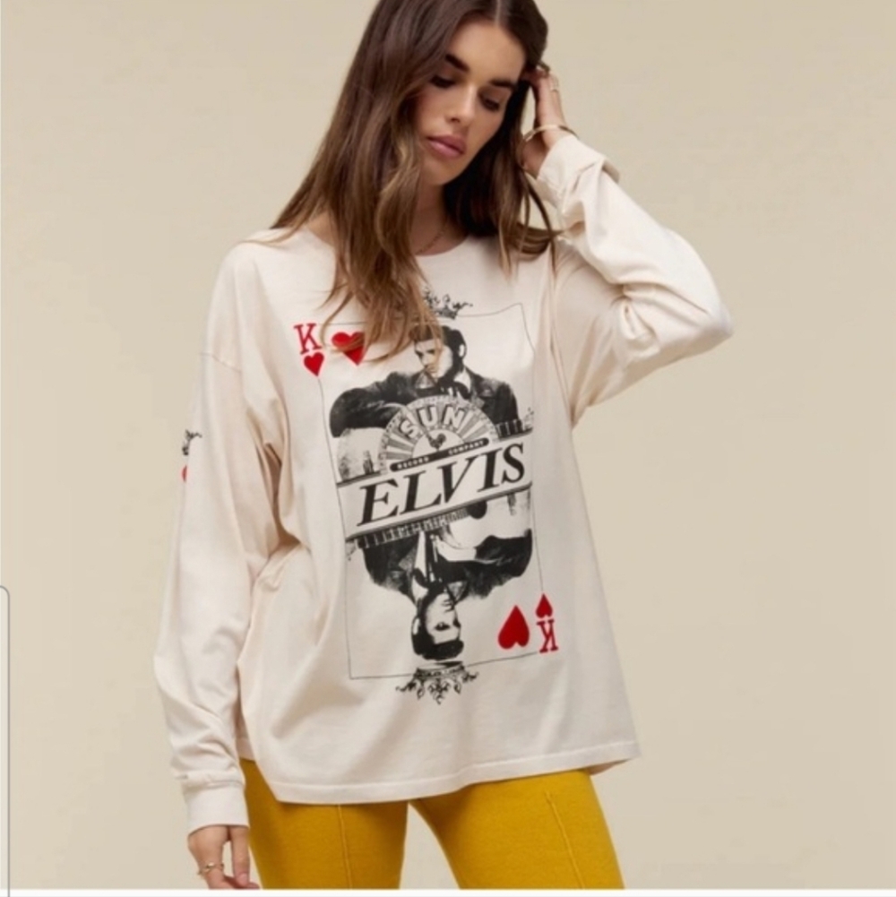 Elvis Sun Record Company Daydreamer Cream Tee